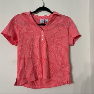 Caribbean Joe Coral Button Down Shirt Women’s